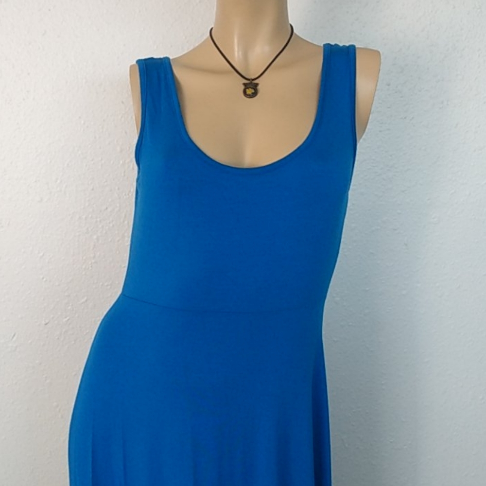 Rachel Pally blue sleeveless maxi dress M